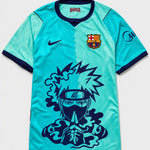 Barcelona Turquoise Kakashi Silent Jutsu Jersey — Front