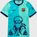Barcelona Turquoise Naruto Sage Resolve Jersey — Front
