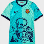 Barcelona Turquoise Shisui Raven Oath Jersey — Front