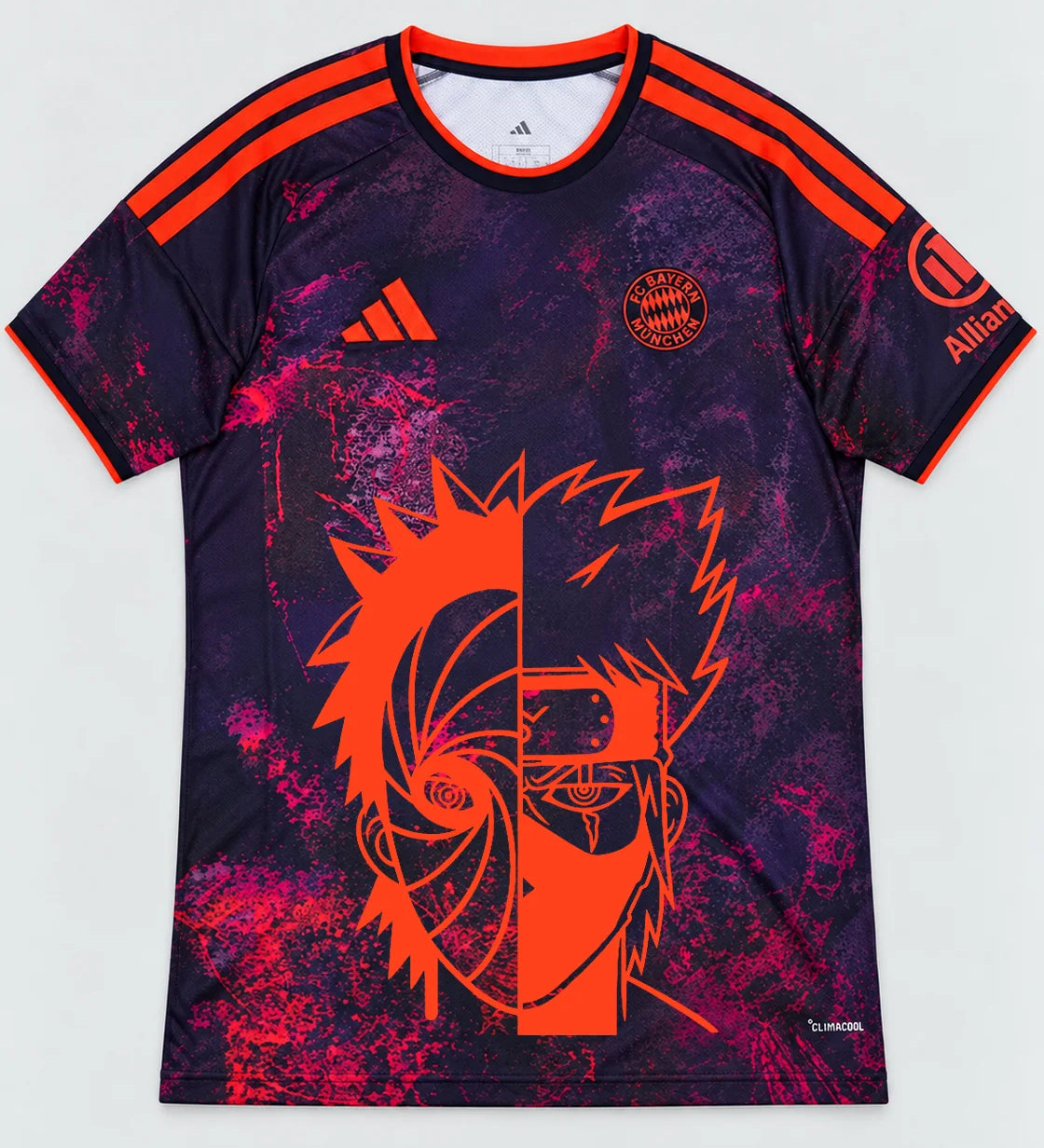 Bayern Munich Dark Obito Kakashi Shared Destiny Jersey — Front