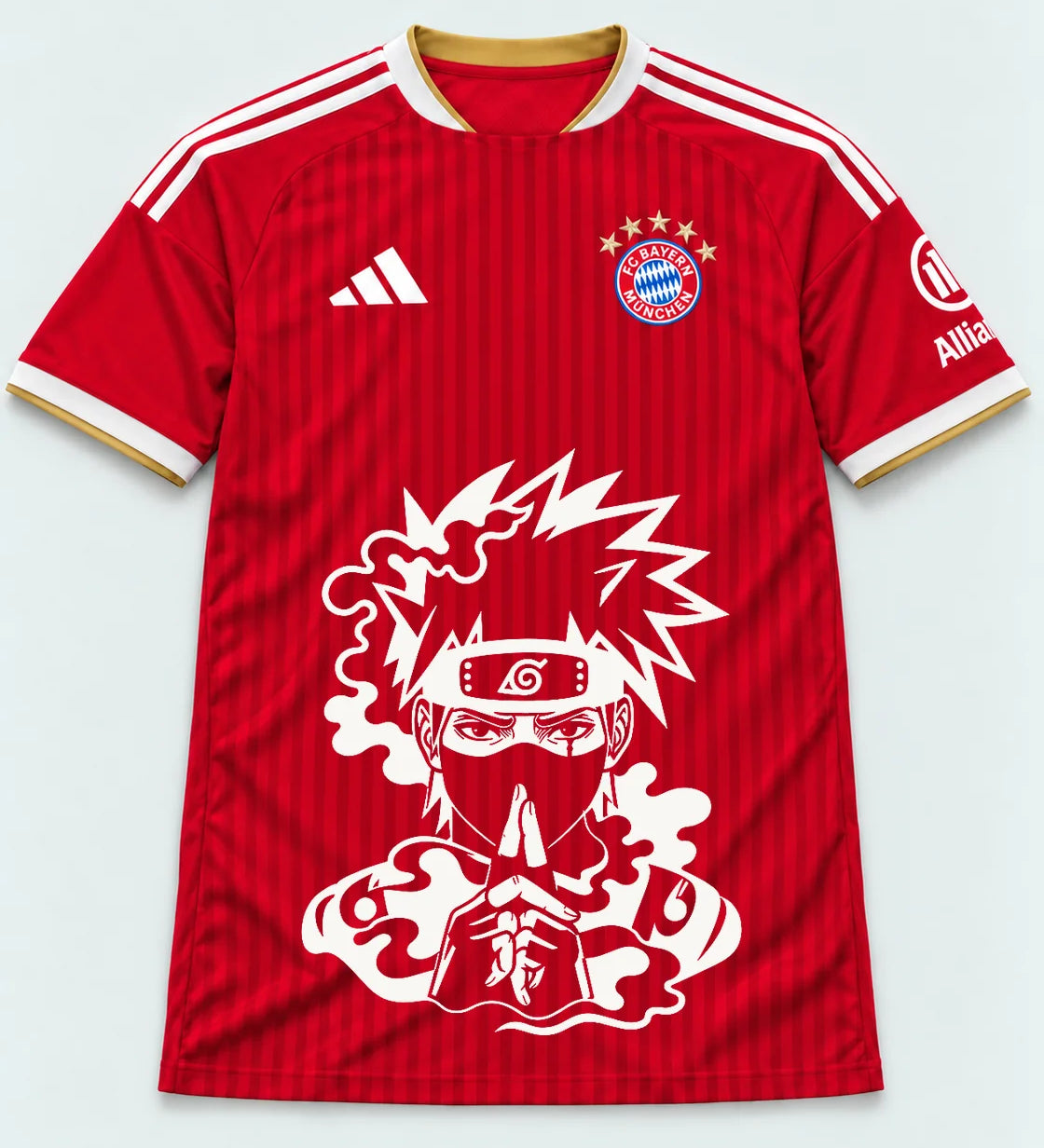 Bayern Munich Red Kakashi Silent Jutsu Jersey — Front
