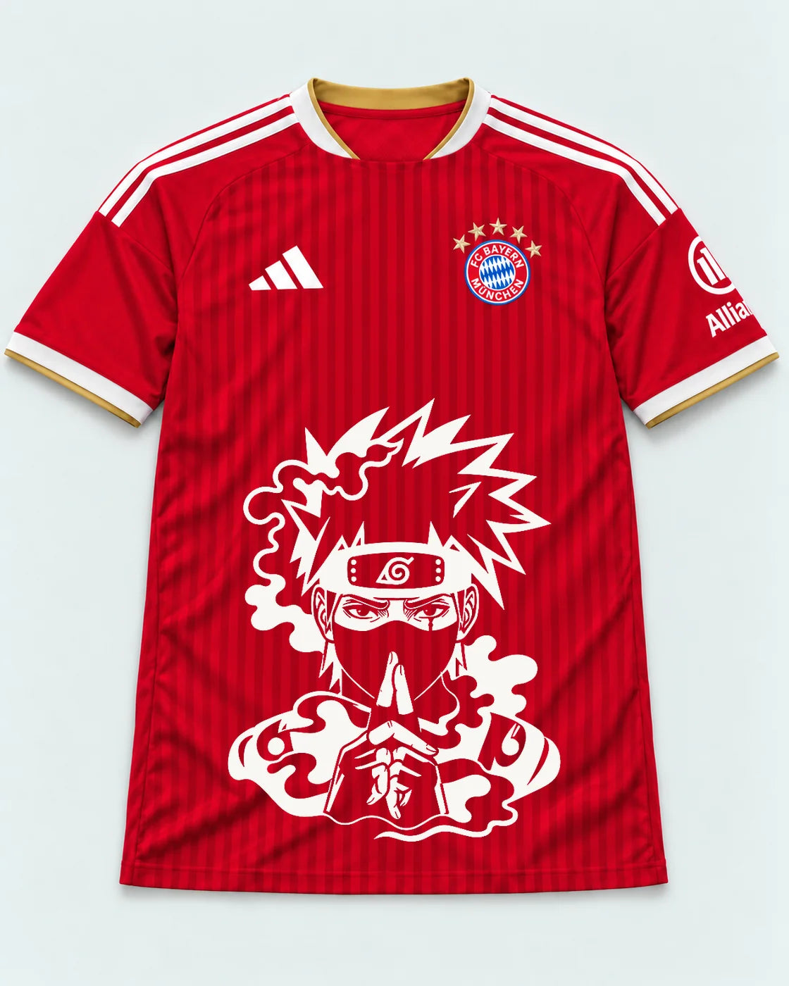 Bayern Munich Red Kakashi Silent Jutsu Jersey — Front