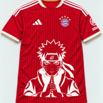 Bayern Munich Red Naruto Sage Resolve Jersey — Front