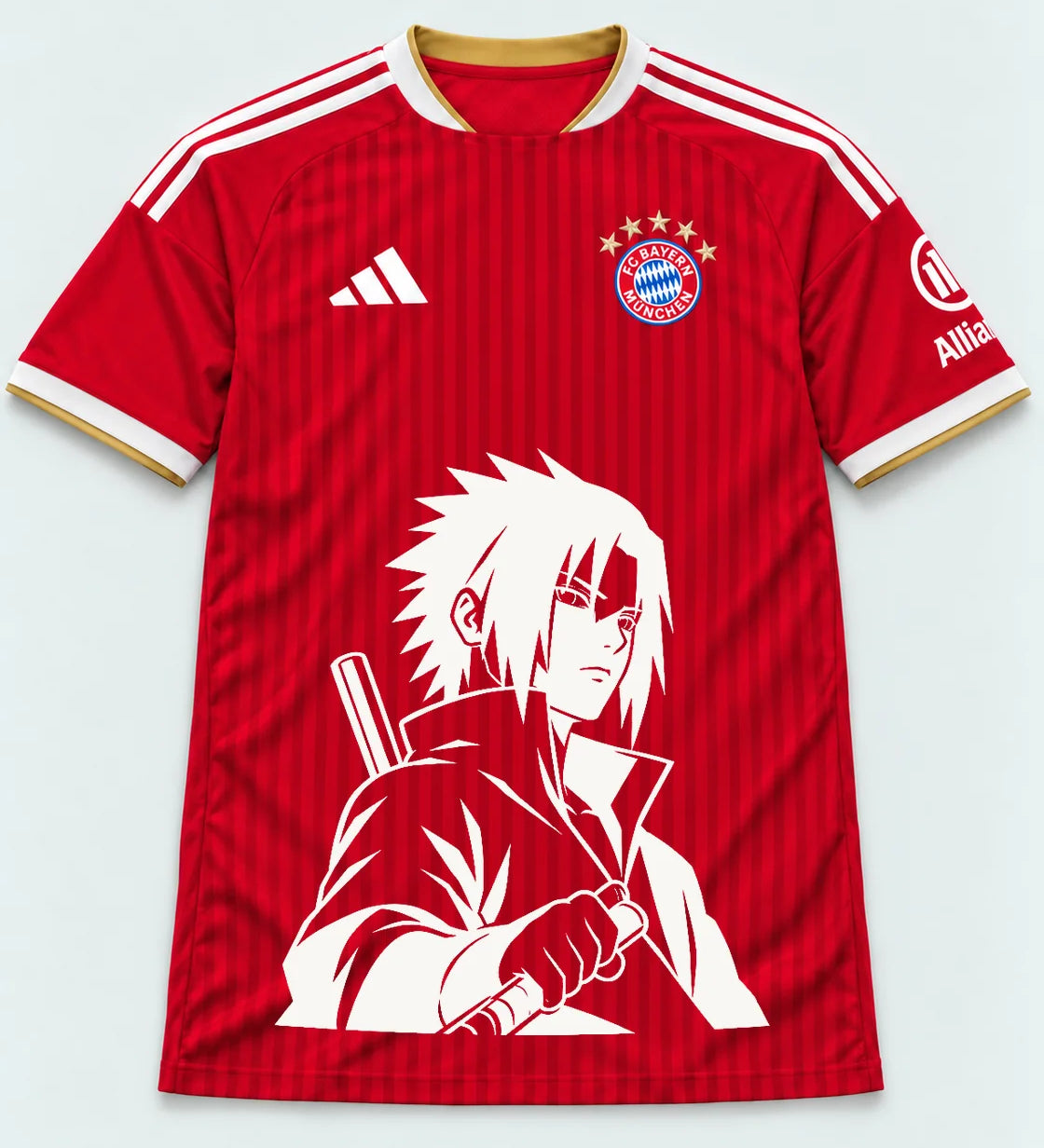Bayern Munich Red Sasuke Last Uchiha Jersey — Front