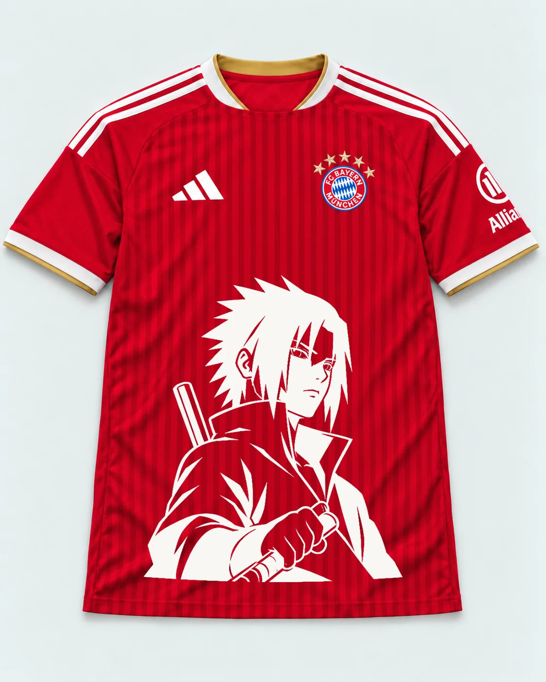 Bayern Munich Red Sasuke Last Uchiha Jersey — Front