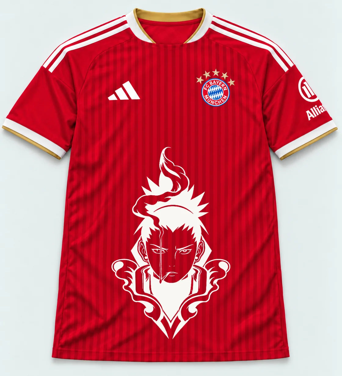 Bayern Munich Red Shikamaru Shadow Mind Jersey — Front