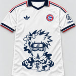 Bayern Munich White Kakashi Silent Jutsu Jersey — Front