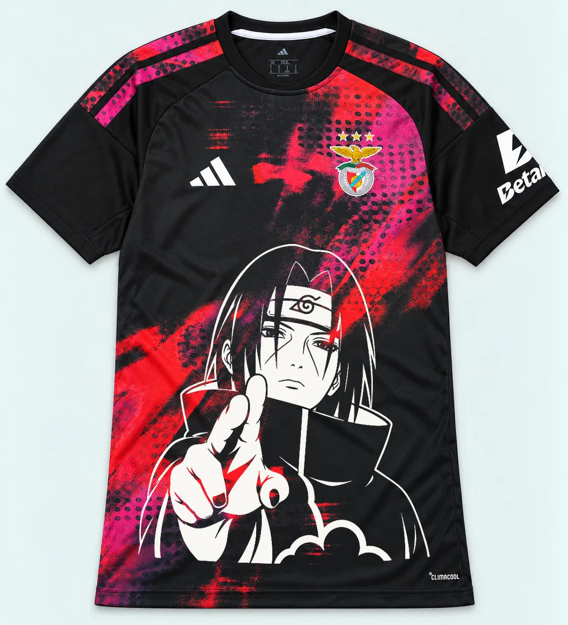 Benfica Black Itachi Silent Promise Jersey — Front
