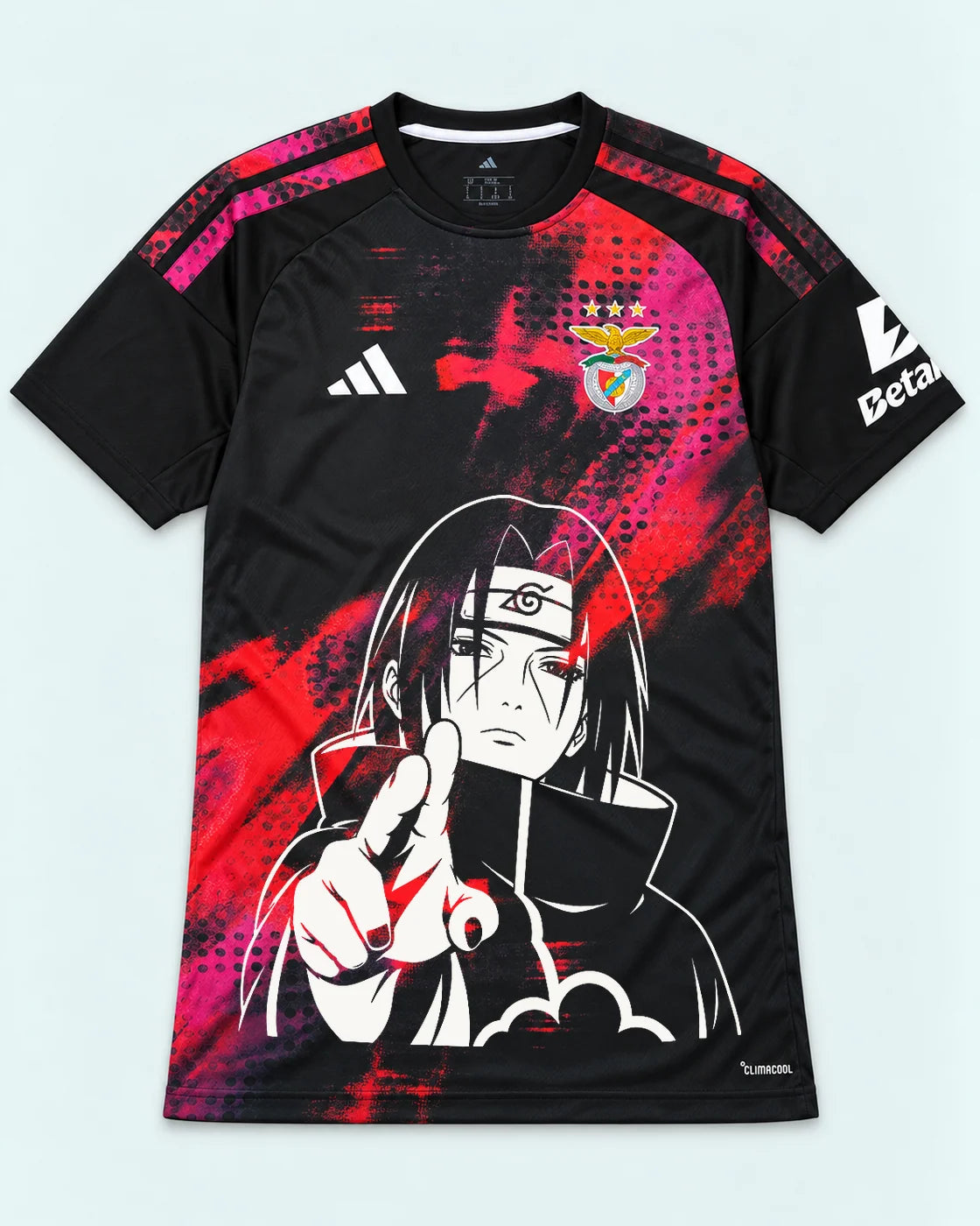 Benfica Black Itachi Silent Promise Jersey — Front