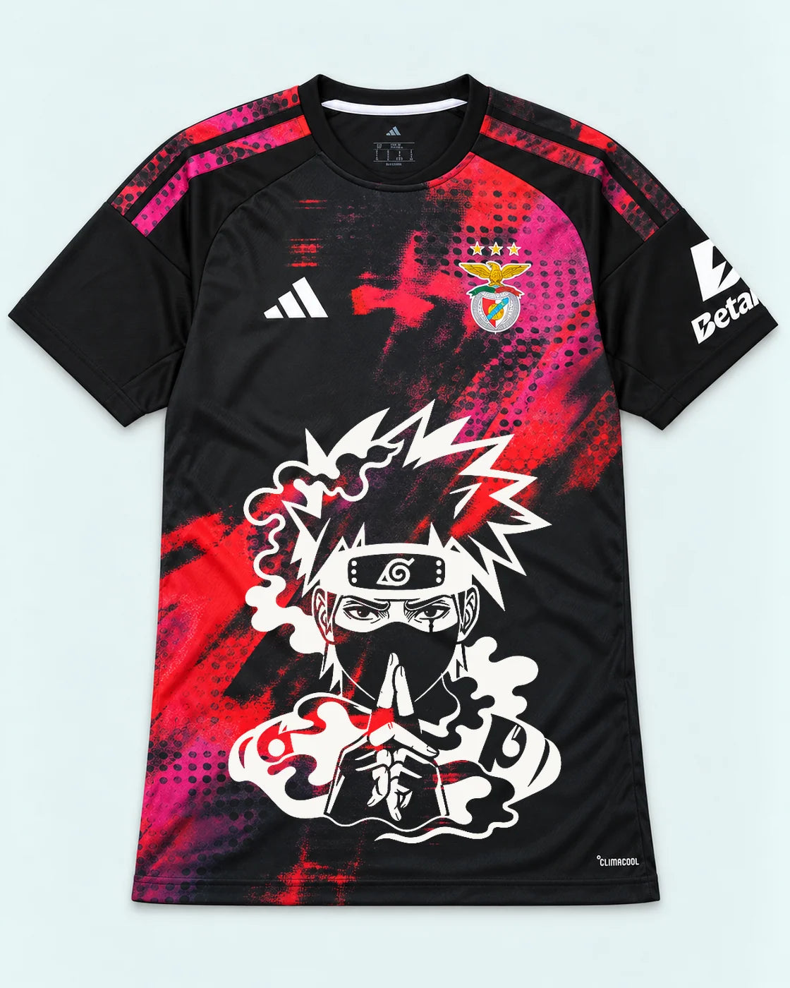 Benfica Black Kakashi Silent Jutsu Jersey — Front