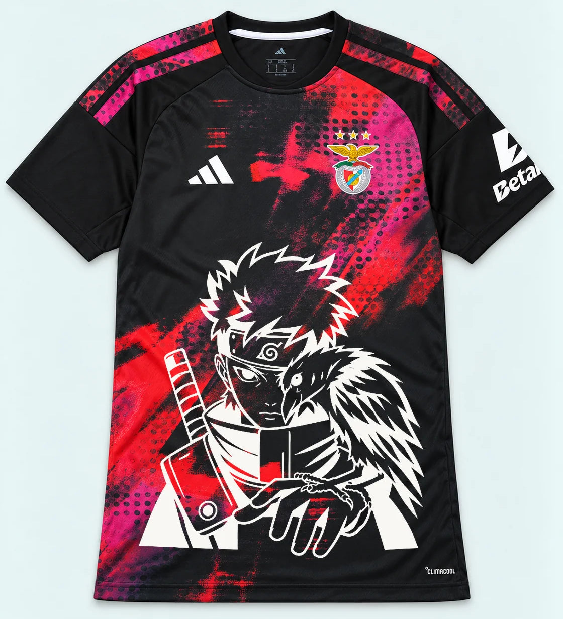 Benfica Black Shisui Raven Oath Jersey — Front