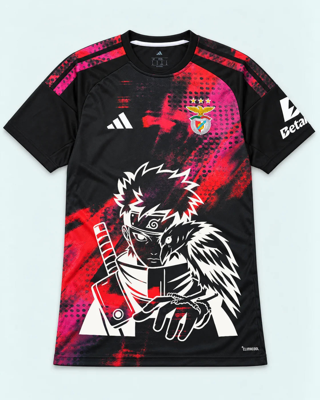 Benfica Black Shisui Raven Oath Jersey — Front