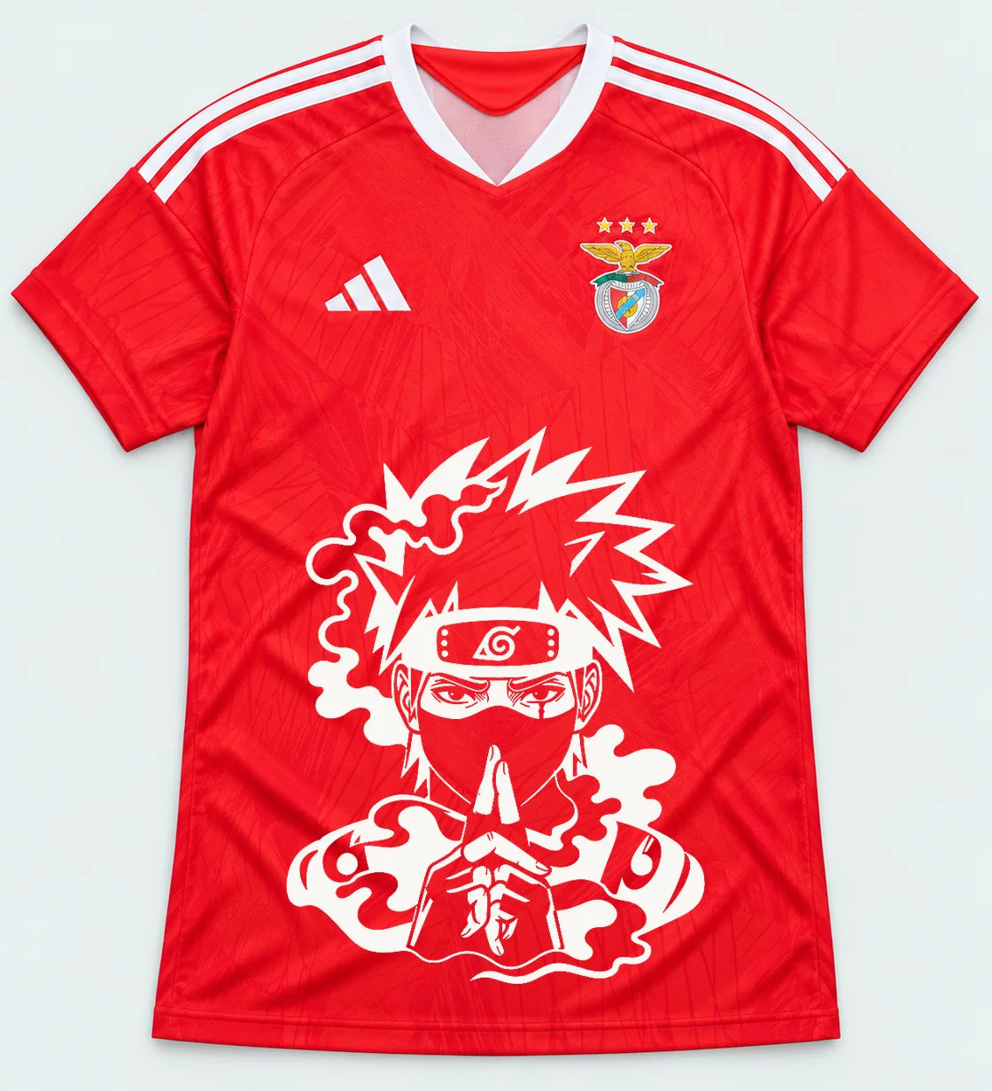 Benfica Red Kakashi Silent Jutsu Jersey — Front