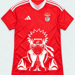 Benfica Red Naruto Sage Resolve Jersey — Front