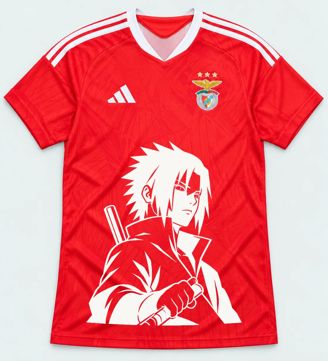 Benfica Red Sasuke Last Uchiha Jersey — Front