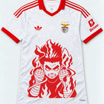 Benfica White Rock Lee Inner Flame Jersey — Front