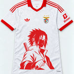 Benfica White Sasuke Last Uchiha Jersey — Front