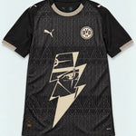 Borussia Dortmund Special Black Kakashi Lightning Eye Jersey — Front
