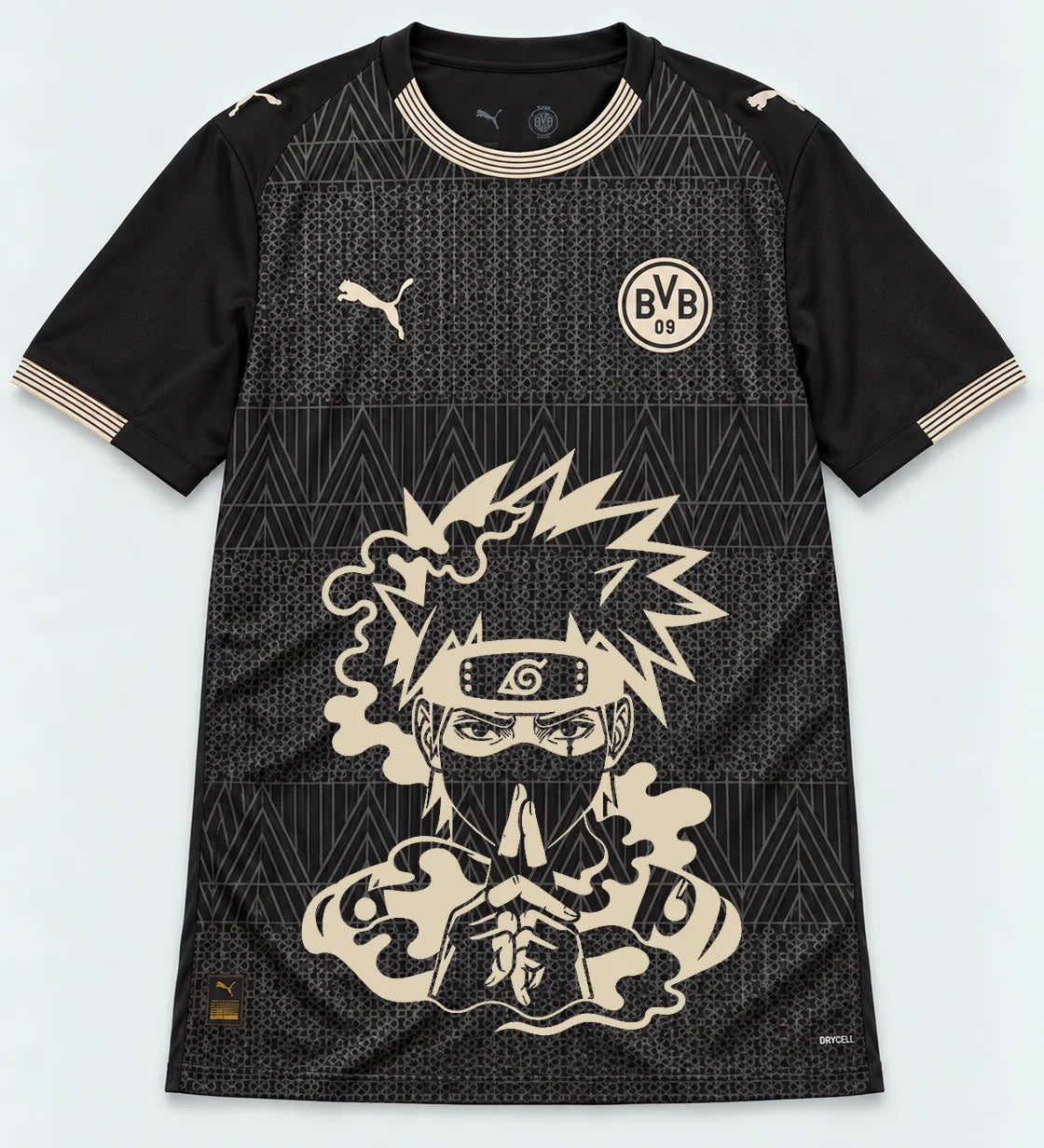 Borussia Dortmund Special Black Kakashi Silent Jutsu Jersey — Front