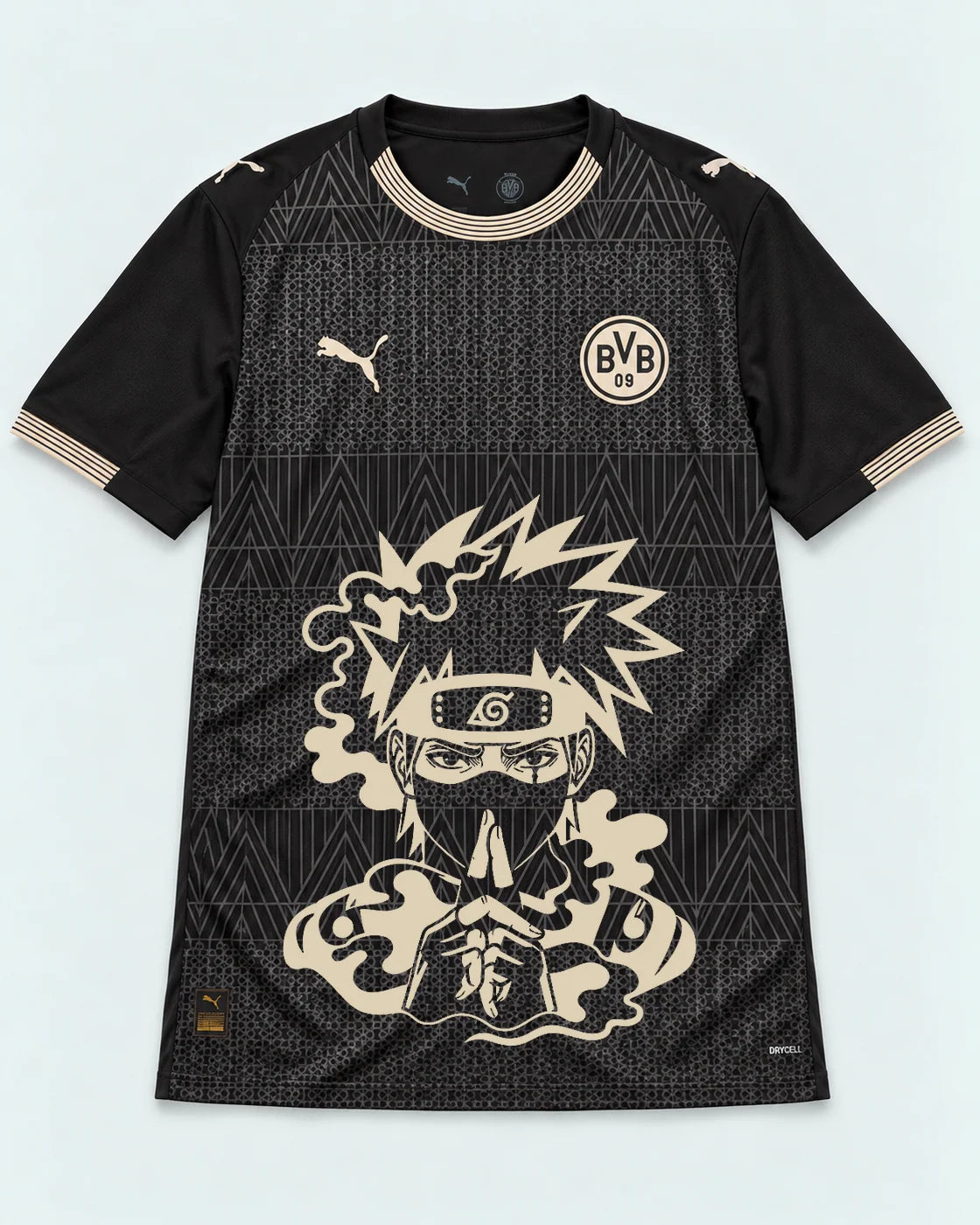 Borussia Dortmund Special Black Kakashi Silent Jutsu Jersey — Front