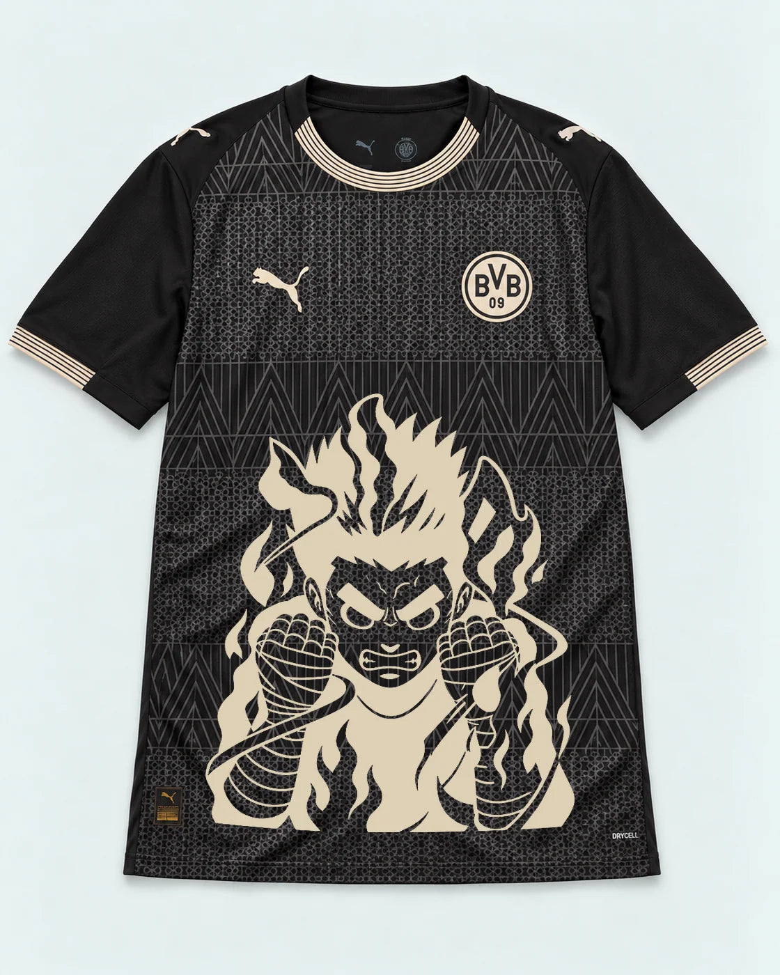 Borussia Dortmund Special Black Rock Lee Inner Flame Jersey — Front