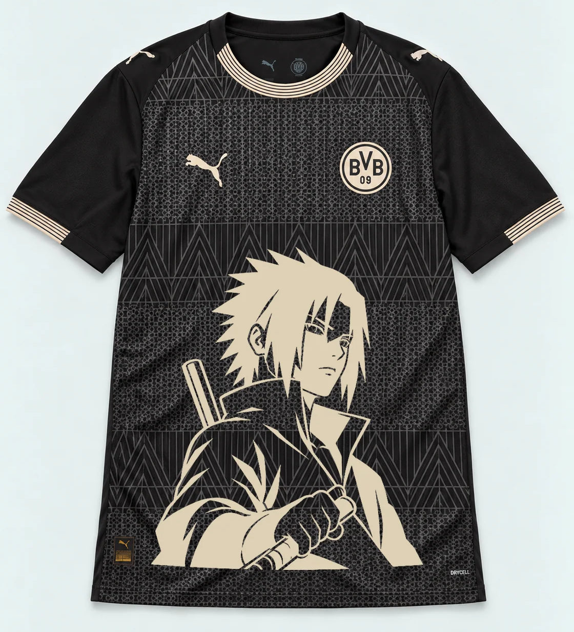 Borussia Dortmund Special Black Sasuke Last Uchiha Jersey — Front