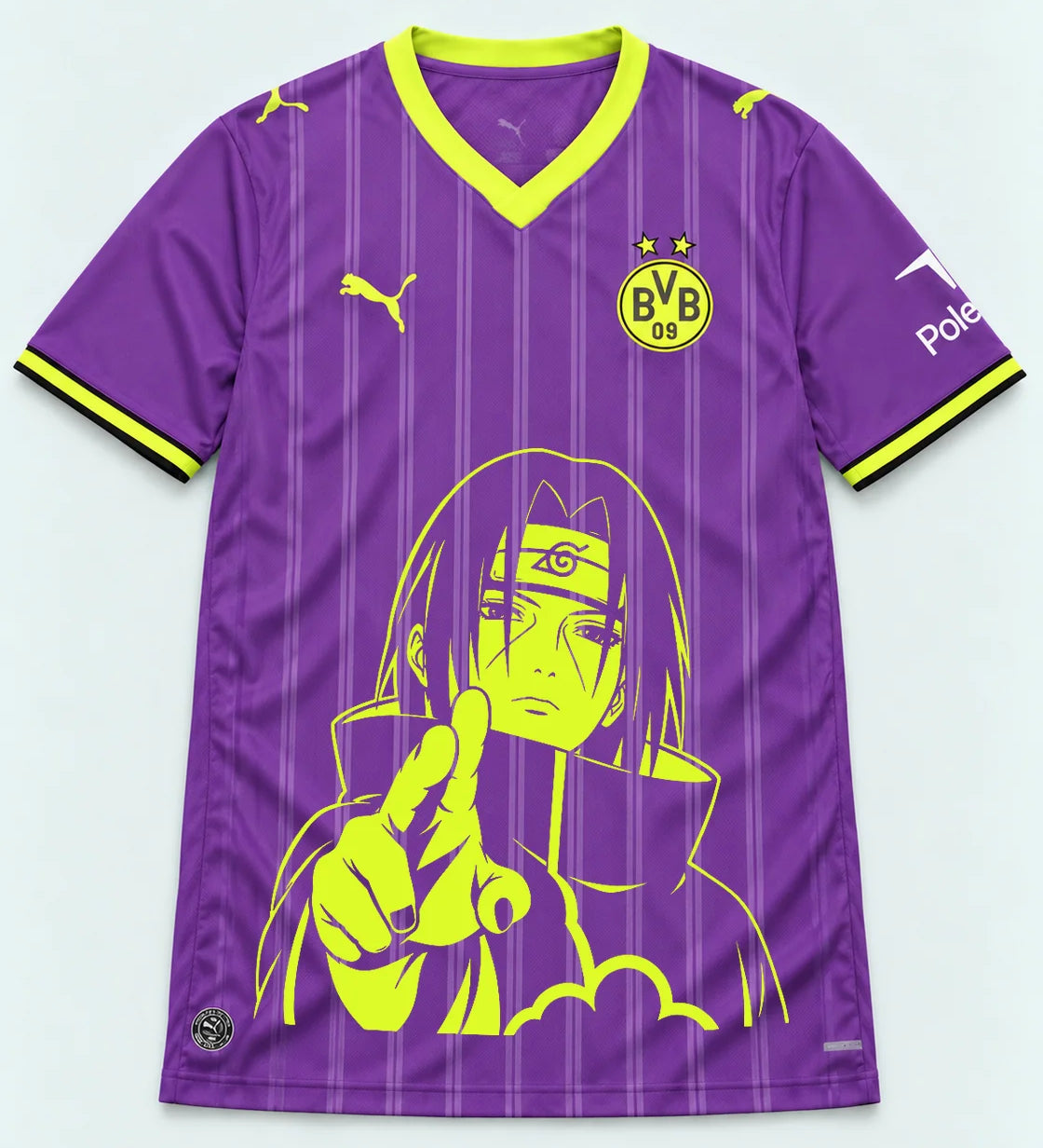 Borussia Dortmund Purple Itachi Silent Promise Jersey — Front
