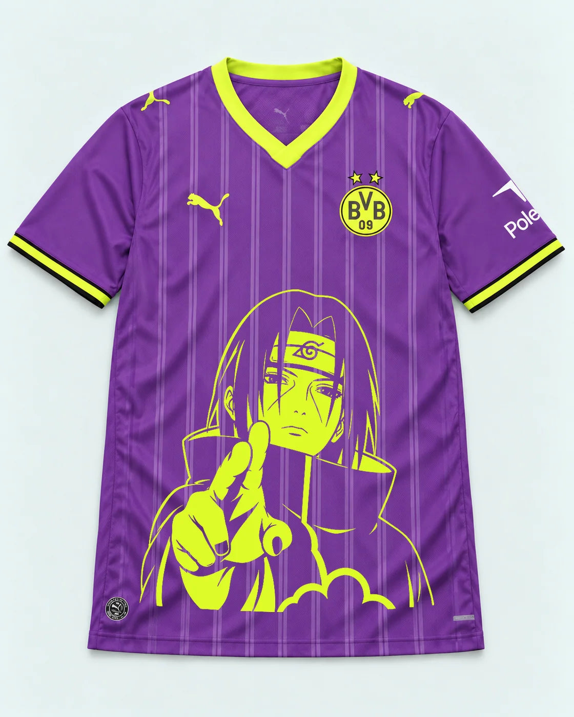 Borussia Dortmund Purple Itachi Silent Promise Jersey — Front