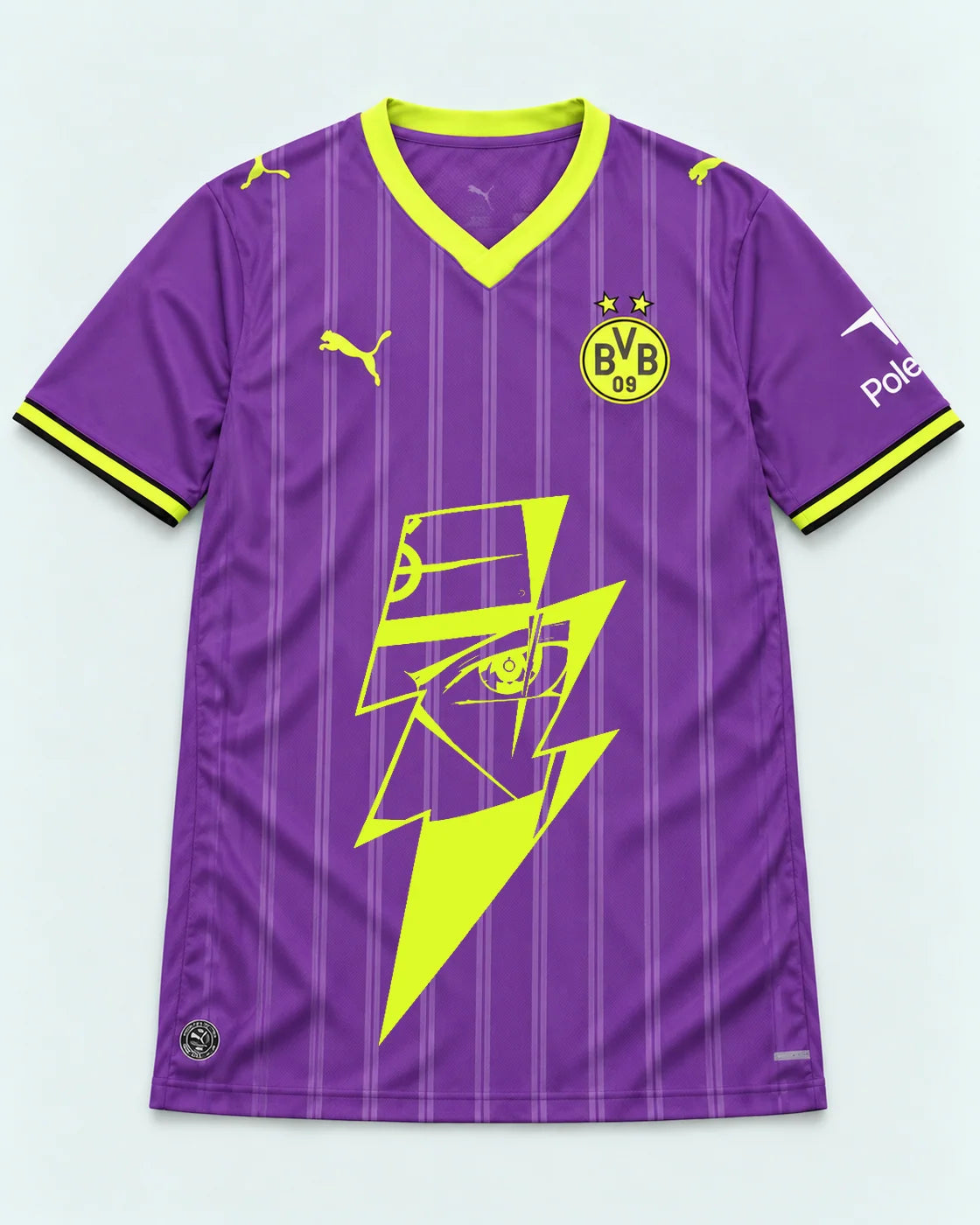 Borussia Dortmund Purple Kakashi Lightning Eye Jersey — Front