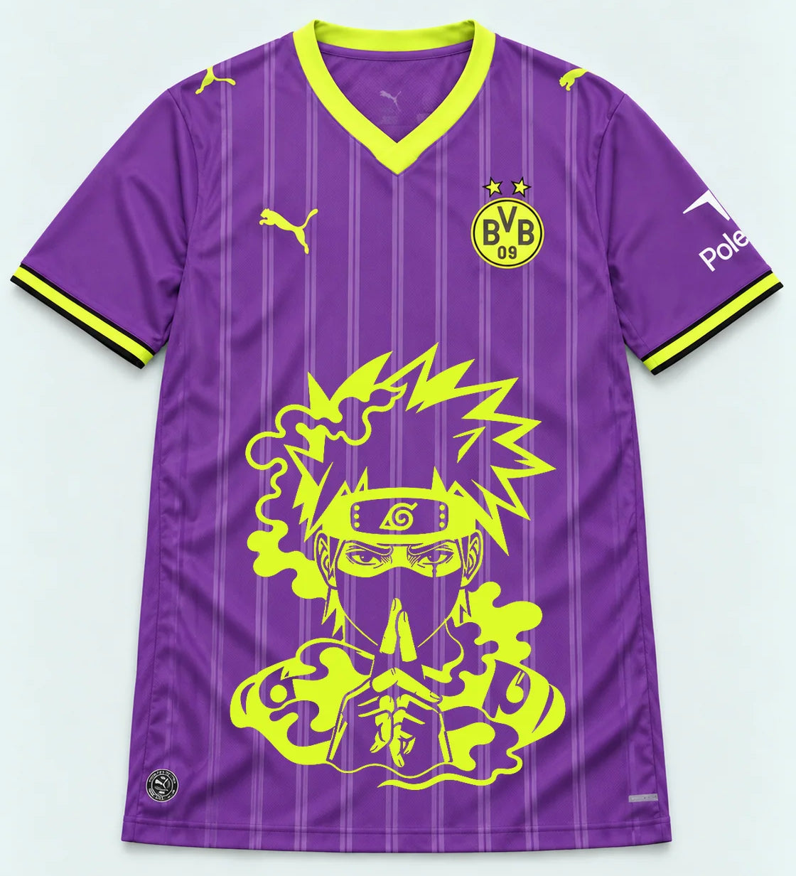 Borussia Dortmund Purple Kakashi Silent Jutsu Jersey — Front
