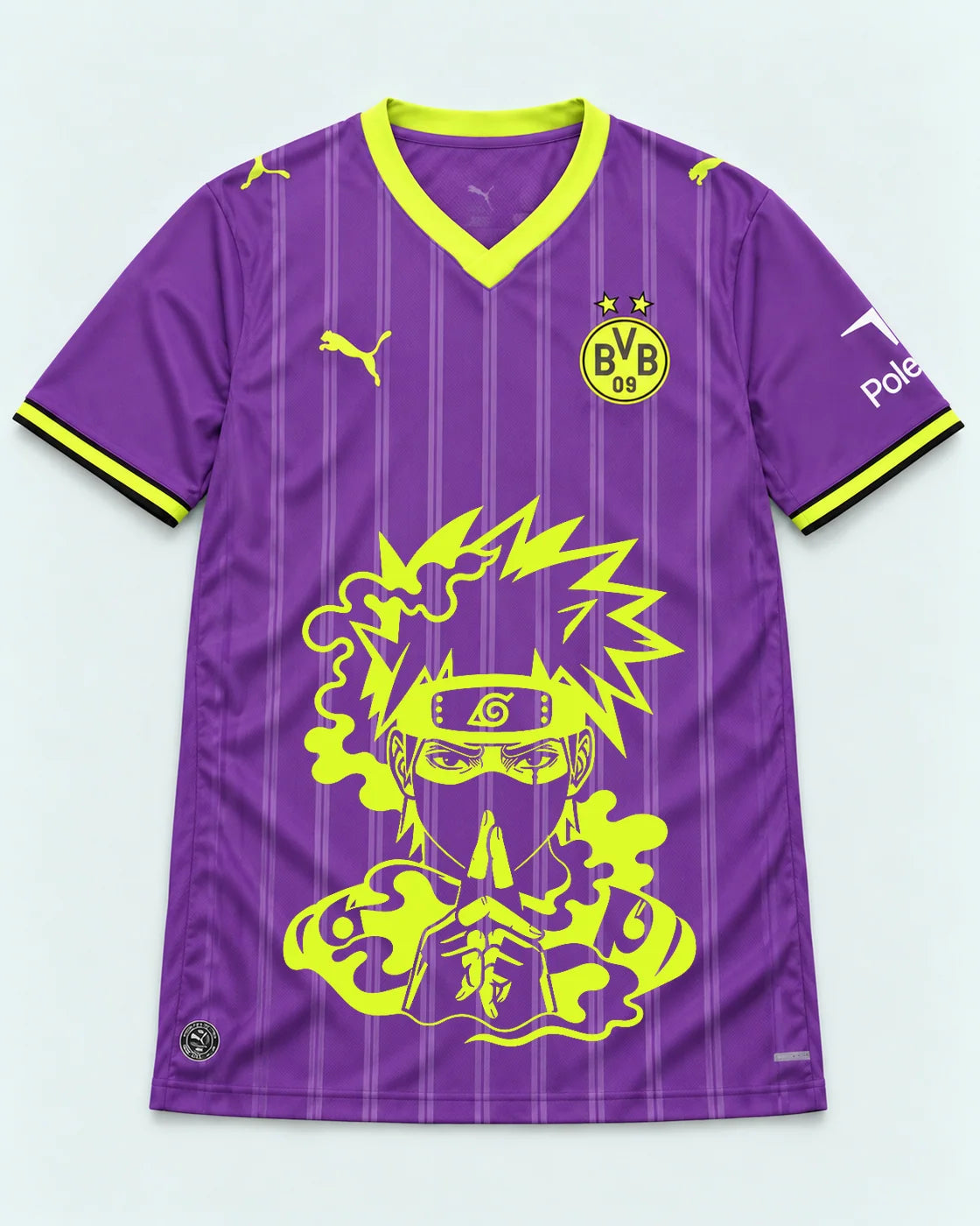 Borussia Dortmund Purple Kakashi Silent Jutsu Jersey — Front