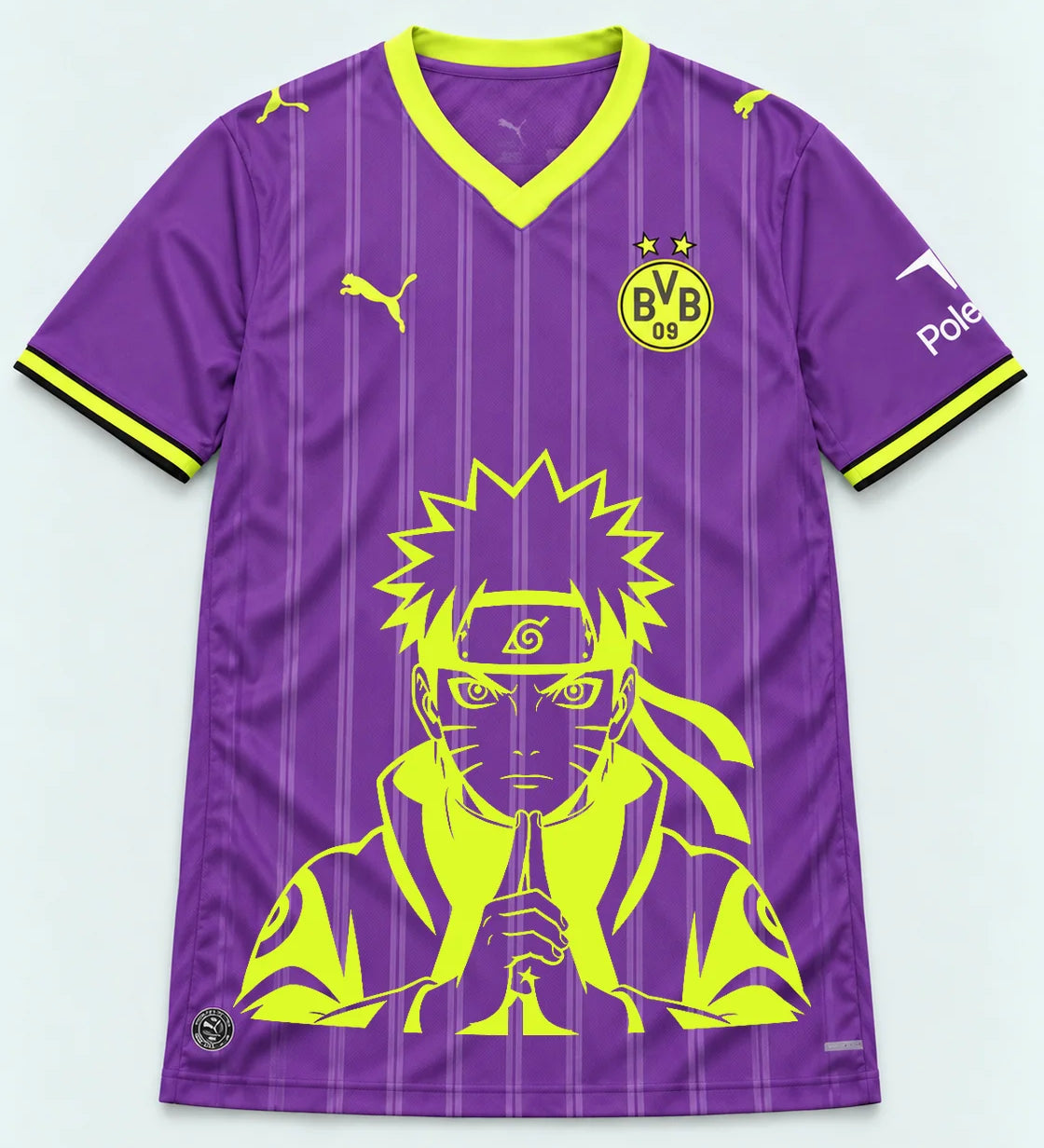 Borussia Dortmund Purple Naruto Sage Resolve Jersey — Front