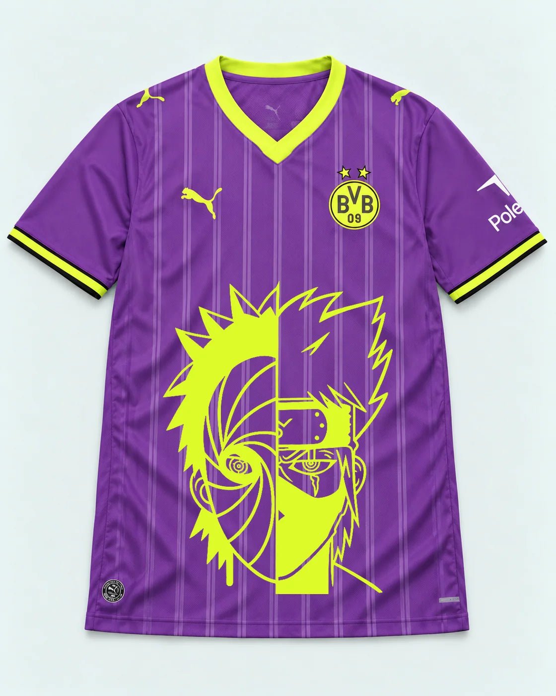 Borussia Dortmund Purple Obito Kakashi Shared Destiny Jersey — Front