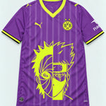 Borussia Dortmund Purple Obito Kakashi Shared Destiny Jersey — Front