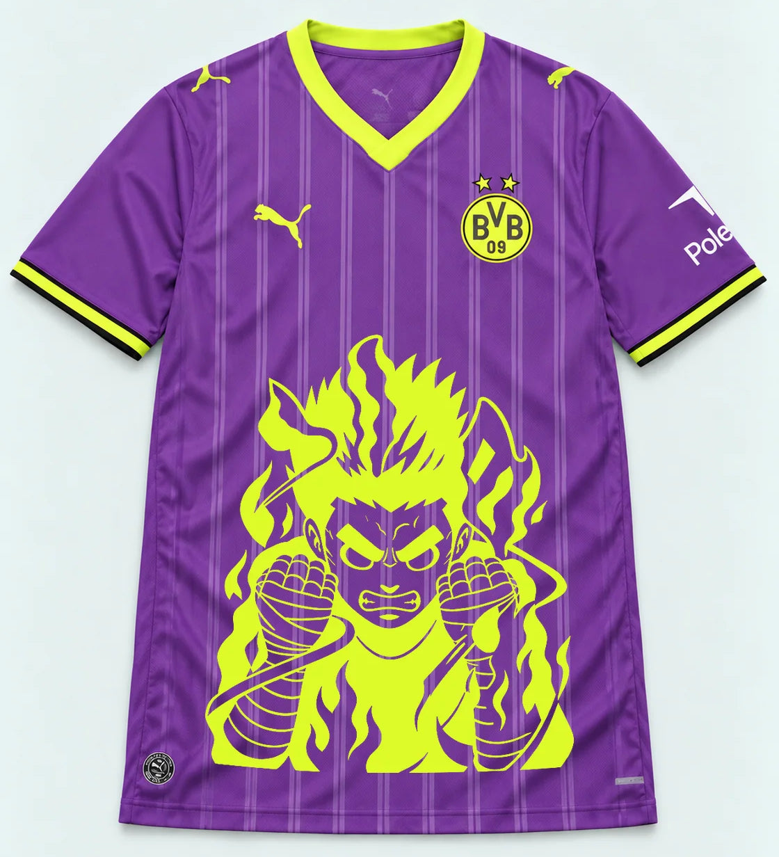 Borussia Dortmund Purple Rock Lee Inner Flame Jersey — Front