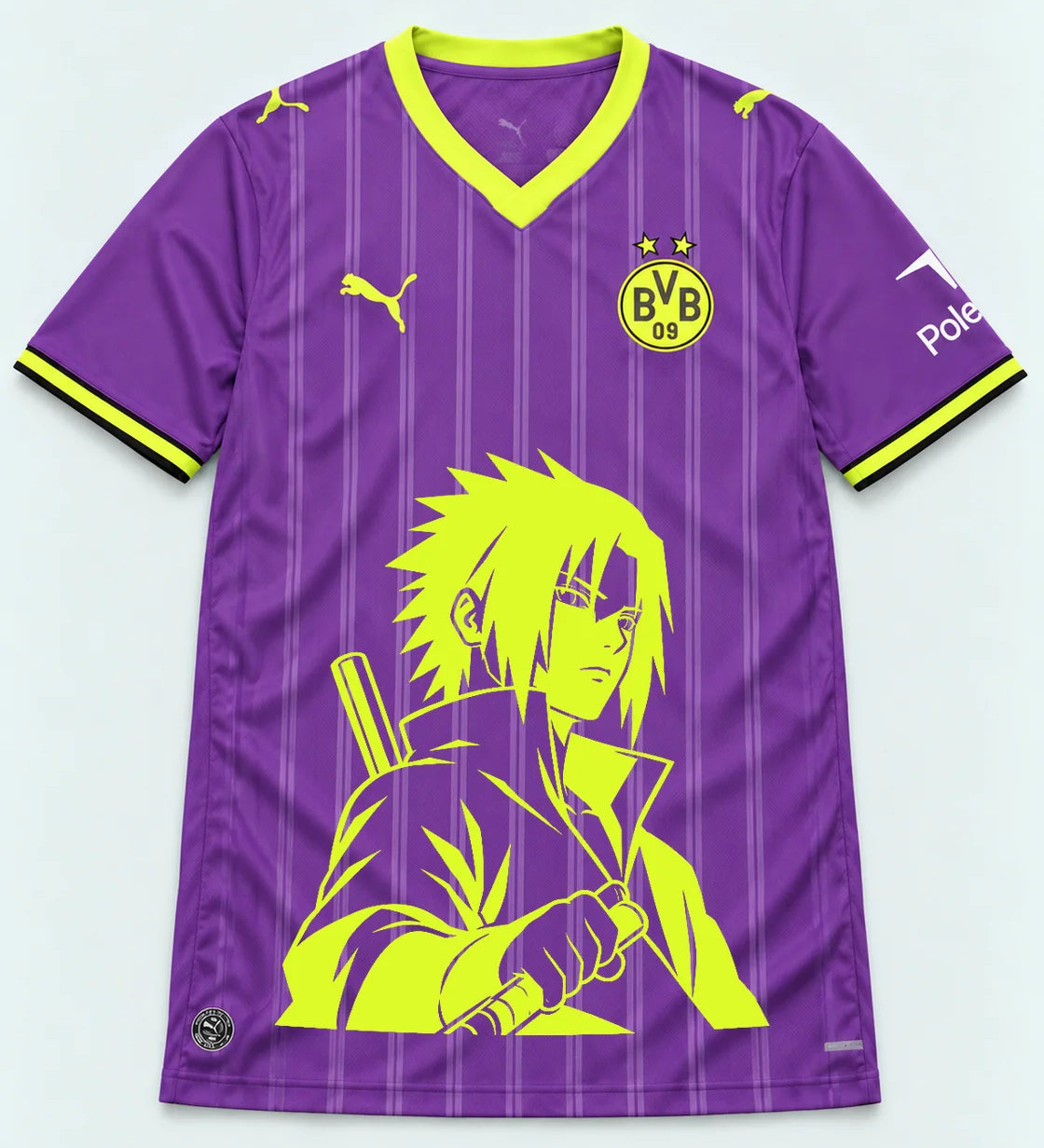 Borussia Dortmund Purple Sasuke Last Uchiha Jersey — Front