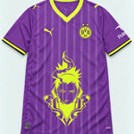 Borussia Dortmund Purple Shikamaru Shadow Mind Jersey — Front