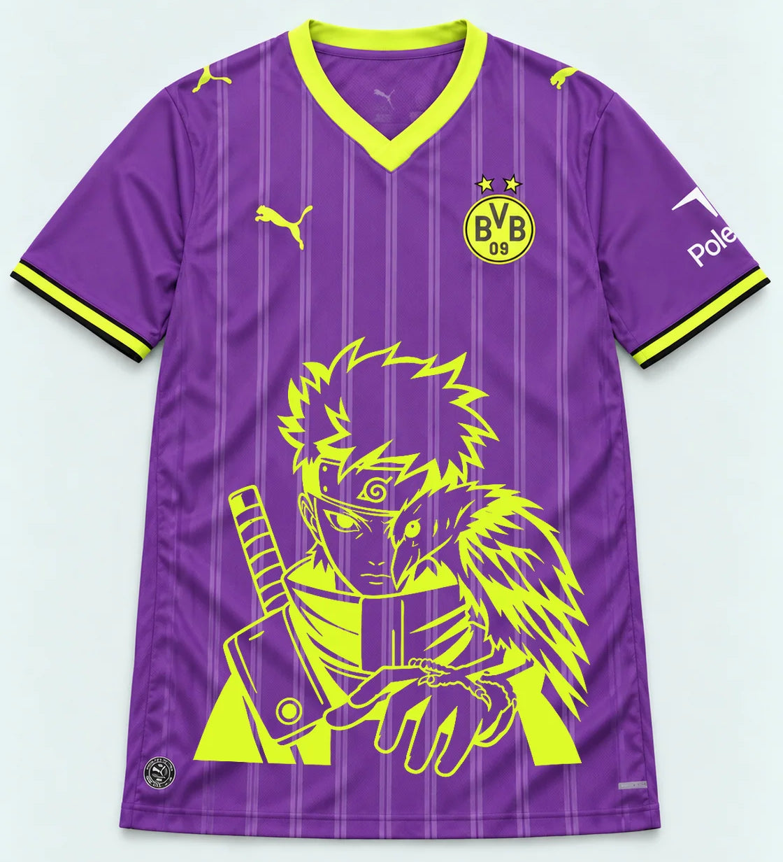 Borussia Dortmund Purple Shisui Raven Oath Jersey — Front