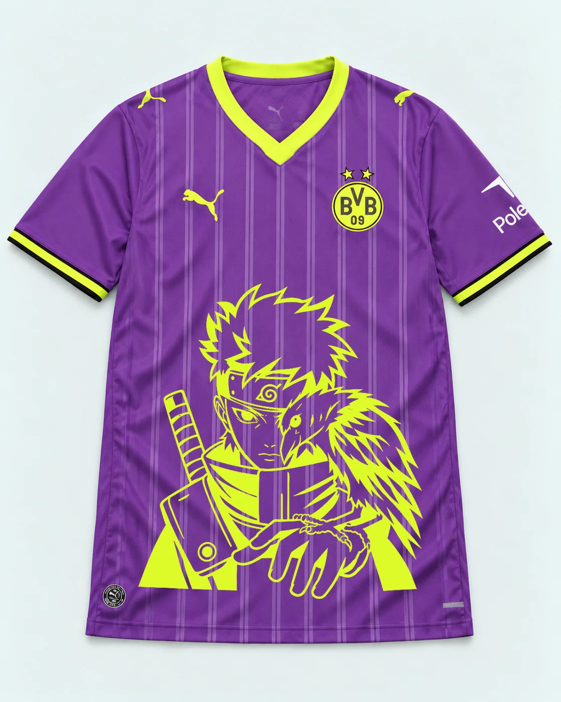 Borussia Dortmund Purple Shisui Raven Oath Jersey — Front