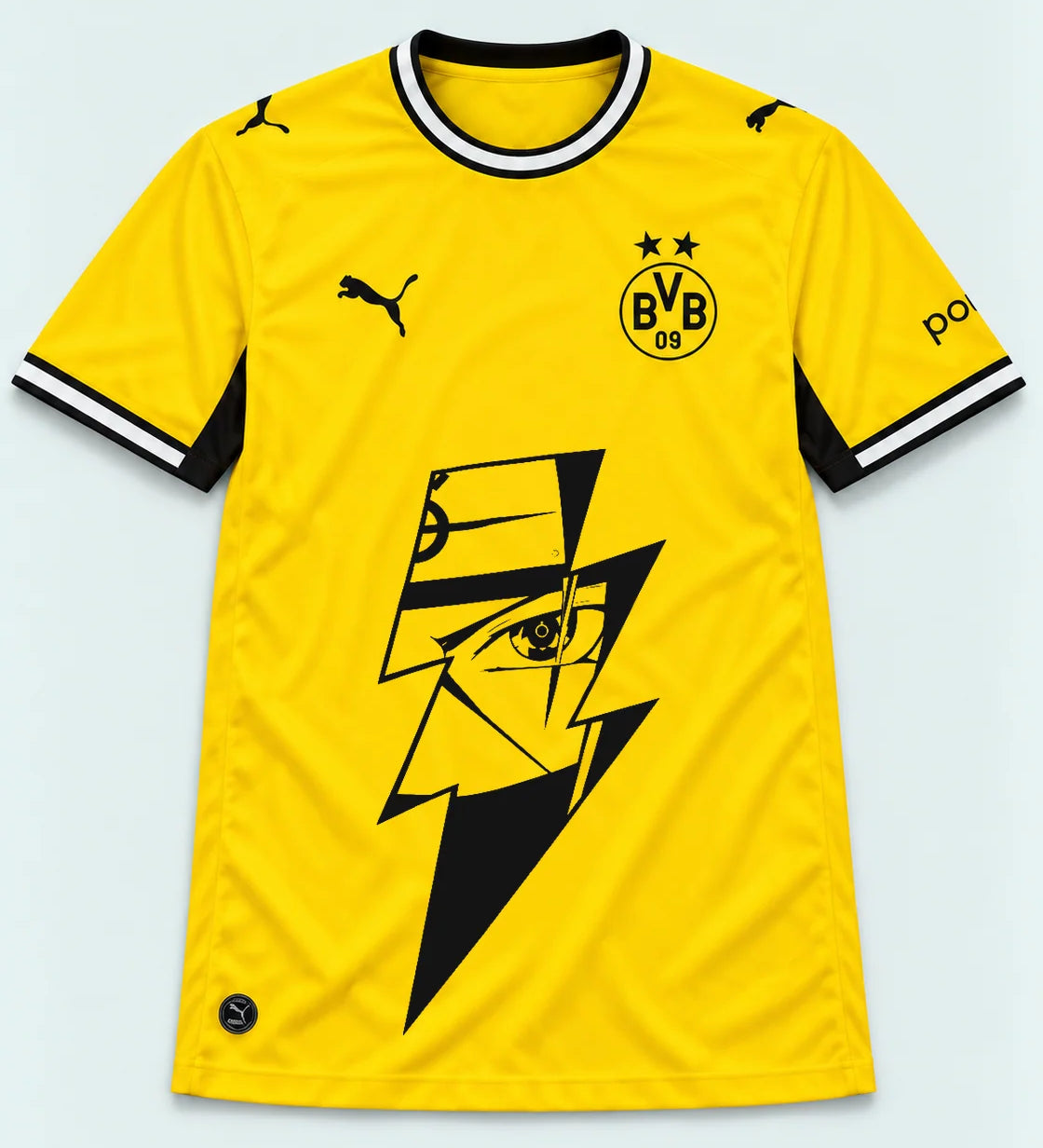 Borussia Dortmund Yellow Kakashi Lightning Eye Jersey — Front