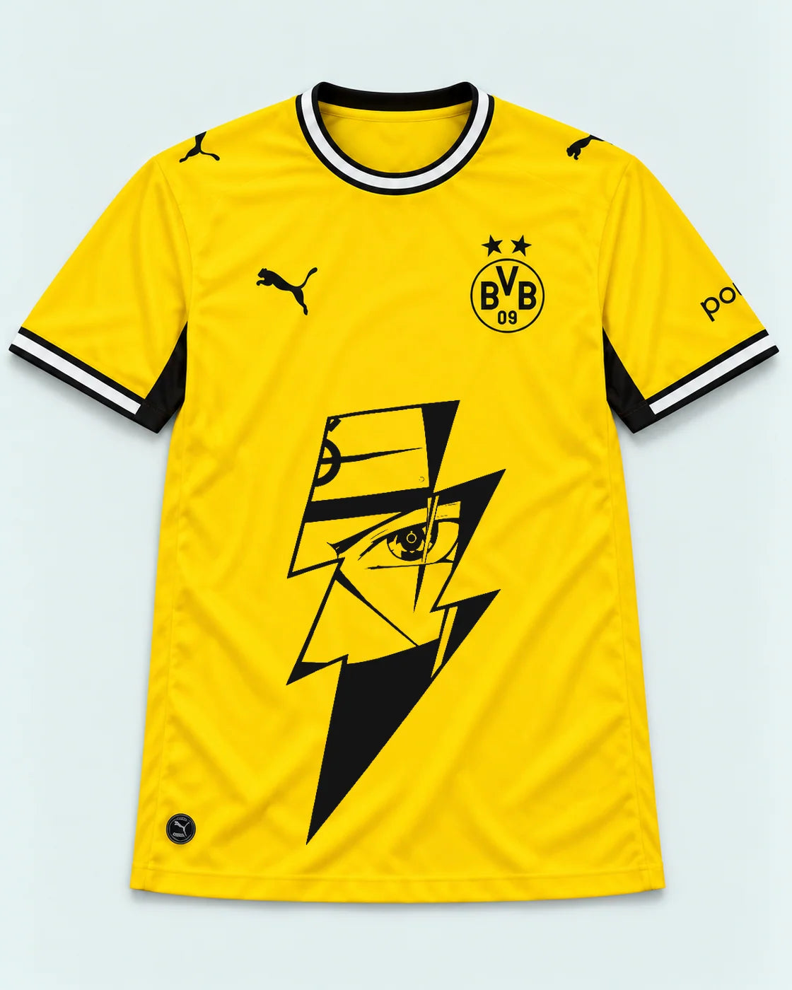 Borussia Dortmund Yellow Kakashi Lightning Eye Jersey — Front