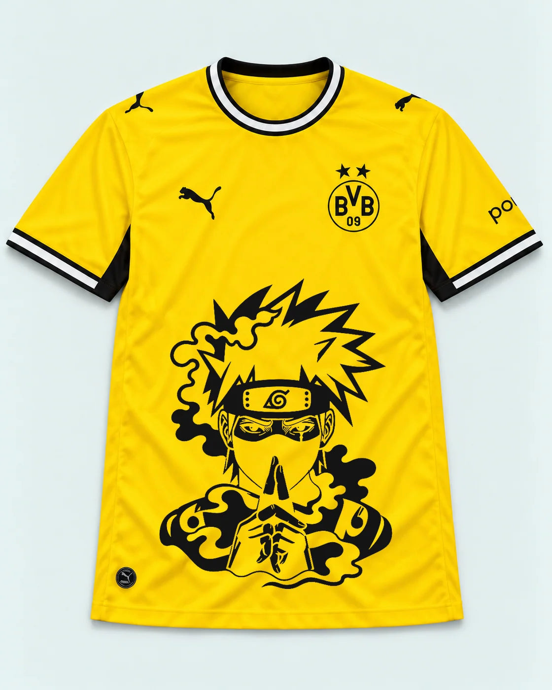 Borussia Dortmund Yellow Kakashi Silent Jutsu Jersey — Front
