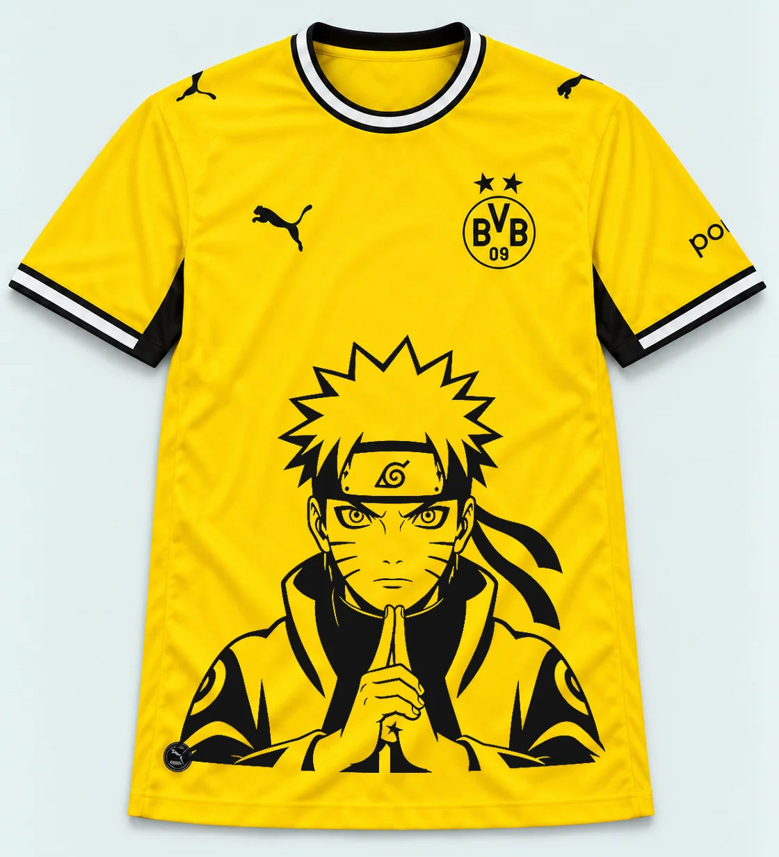 Borussia Dortmund Yellow Naruto Sage Resolve Jersey — Front