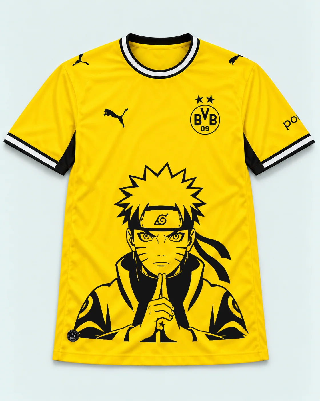 Borussia Dortmund Yellow Naruto Sage Resolve Jersey — Front