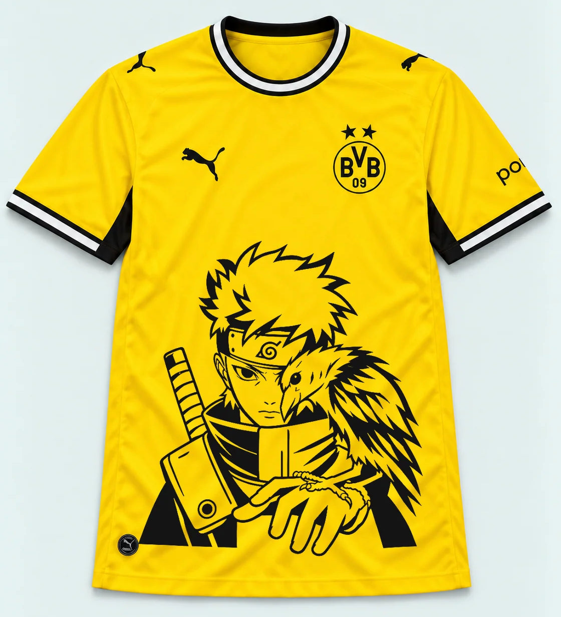 Borussia Dortmund Yellow Shisui Raven Oath Jersey — Front