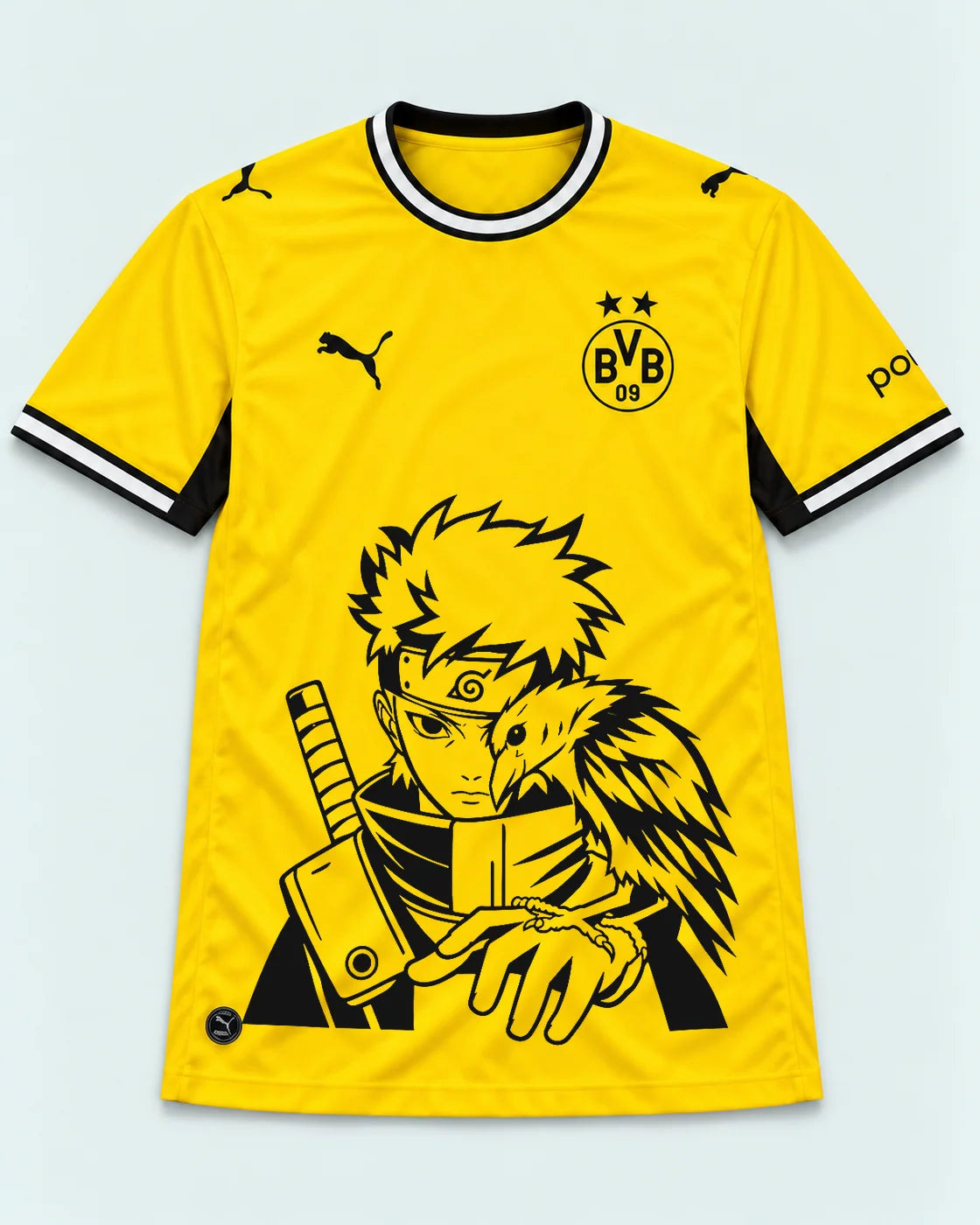Borussia Dortmund Yellow Shisui Raven Oath Jersey — Front