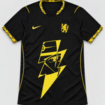 Chelsea Black Kakashi Lightning Eye Jersey — Front