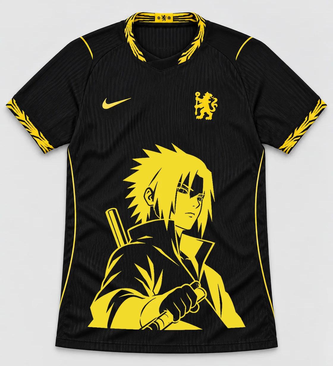 Chelsea Black Sasuke Last Uchiha Jersey — Front
