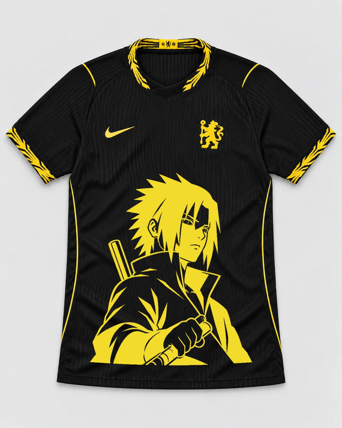 Chelsea Black Sasuke Last Uchiha Jersey — Front