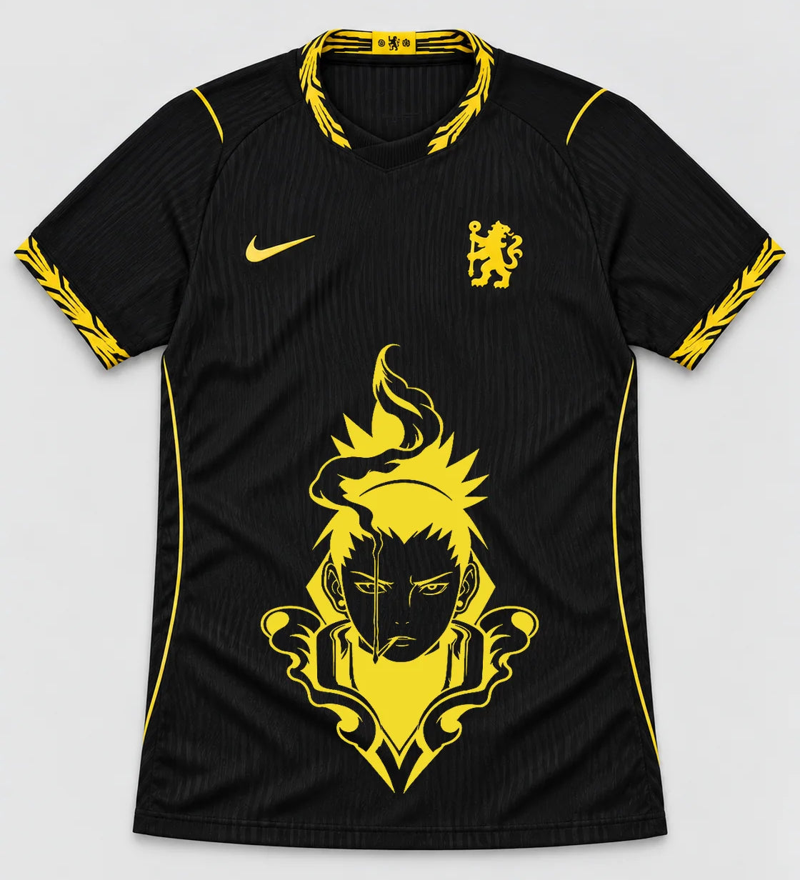 Chelsea Black Shikamaru Shadow Mind Jersey — Front